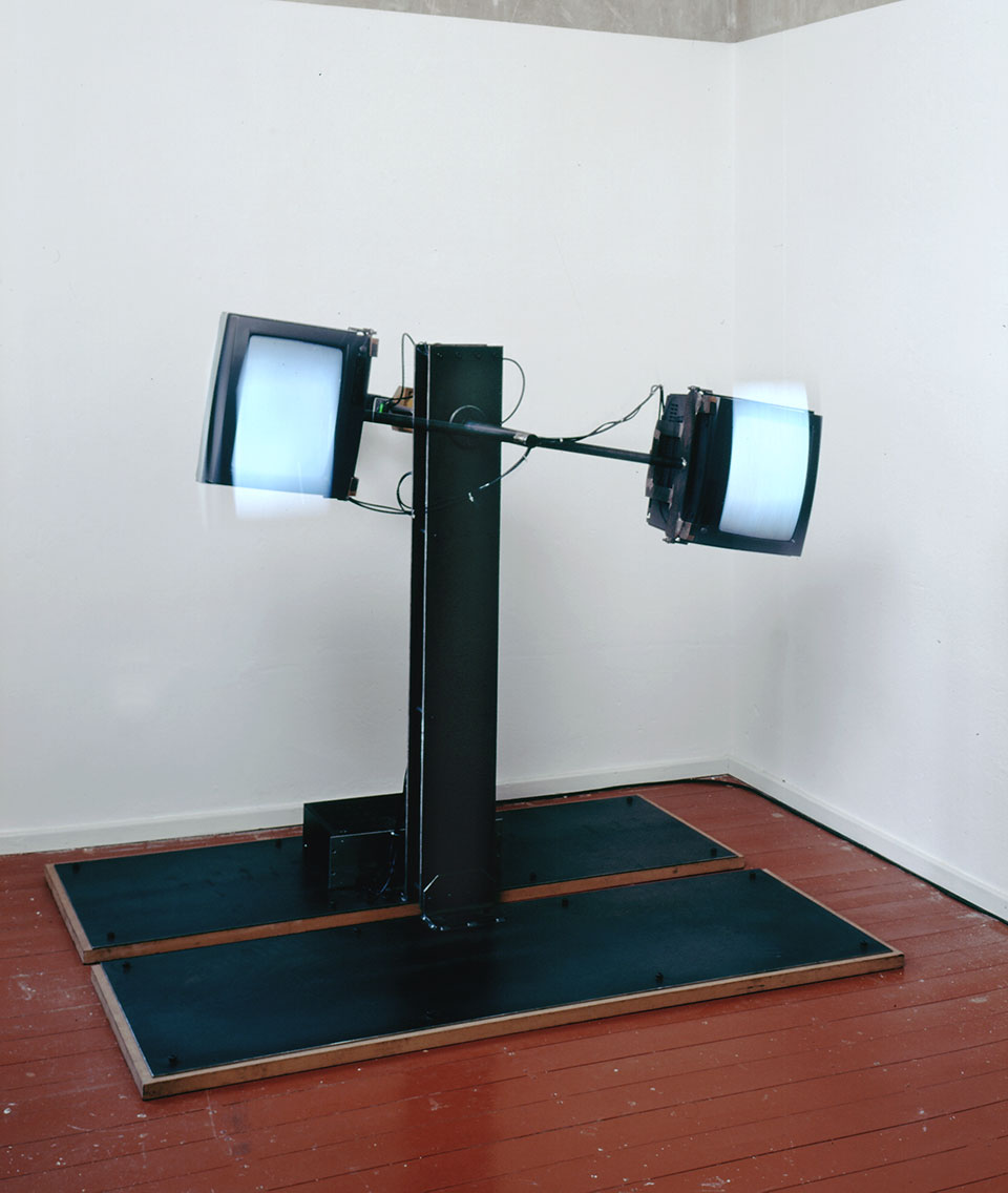 two monitors rotating monitors
