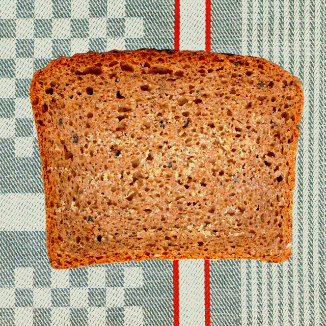 slice of bread, Kraeuterbrot