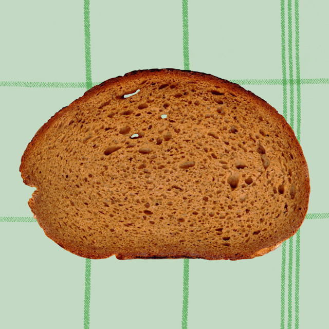 slice of bread, Krustenbrot