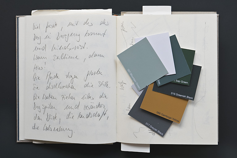 Archive of Many Places, alpine landscape, sketch book